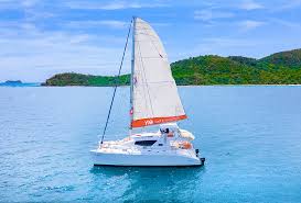 Half Day PVT Power Catamaran Sailing Champagne by Once Yachting